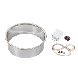 HARVIA Cilindro Einbettungsflansch HPC2L, beleuchtet 