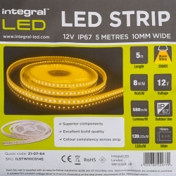 Warmweißes LED-Licht, 12 V 