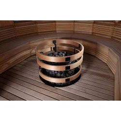 Sicherheitsgeländer SASPO241L - für HARVIA Legend-Öfen, mit Beleuchtung 