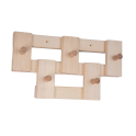 Kleiderbügel aus Lindenholz mit 5 Haken - 0