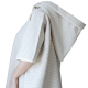 Leinenponcho-Handtuch mit Kapuze