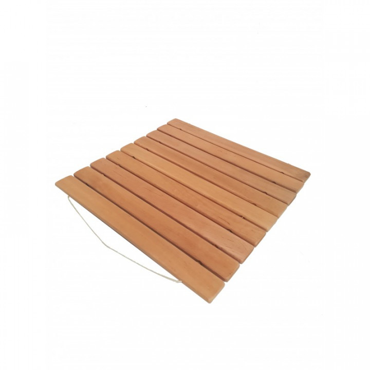Sauna sitzauflage 40x40 cm, Erle