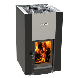 Holzbefeuerter Saunaofen - HARVIA 22 GreenFlame schwarz  Holzbefeuerter Saunaofen - HARVIA 22 GreenFlame schwarz