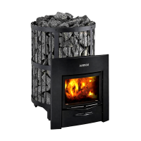 Holzbefeuerter Saunaofen - HARVIA Legend 240 Duo, schwarz
