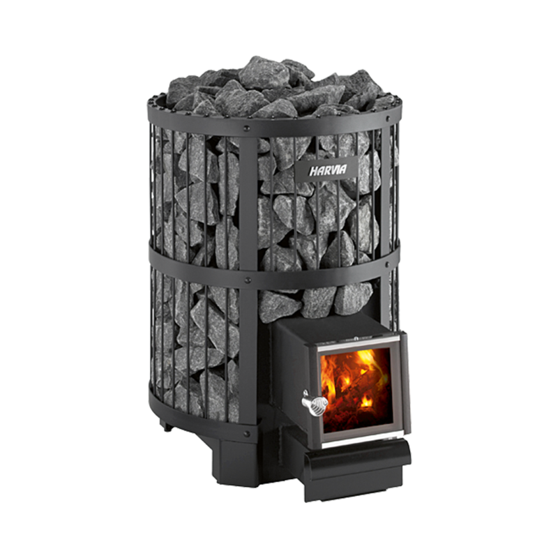Holzbefeuerter Saunaofen - HARVIA Legend 240 SL BimSchV2, schwarz