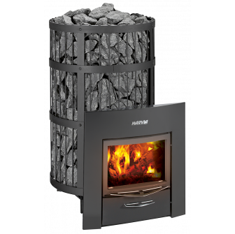 Holzbefeuerter Saunaofen - HARVIA Legend 300 Duo, schwarz