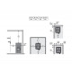 Sauna-Holzofen HARVIA M3 Set, Steine, Schornstein
