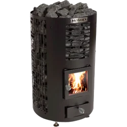 Holzbeheizter Saunaofen - MONDEX KLAPI, Schwarz 