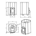 Holzbeheizter Saunaofen - STOVEMAN 13 - 2