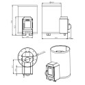 Holzbeheizter Saunaofen - STOVEMAN 13R-LS - 2