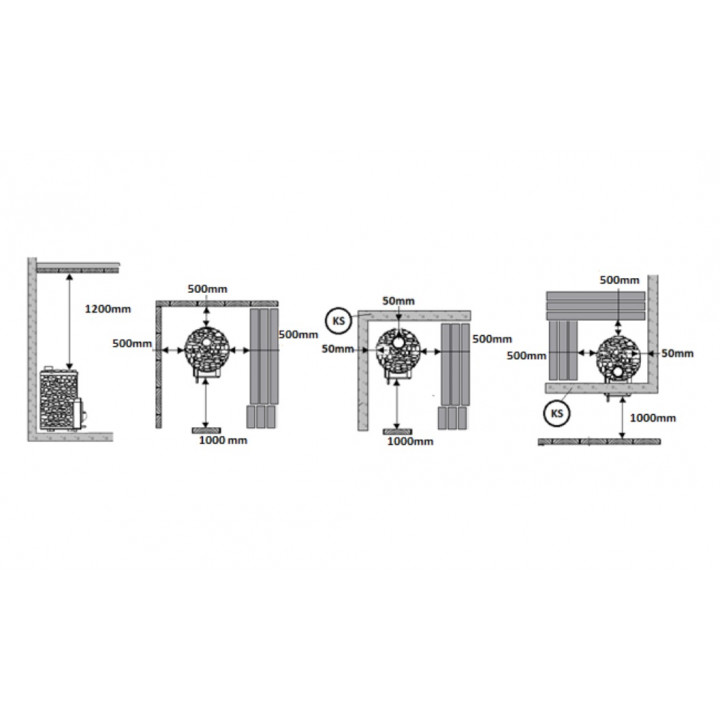 Holzbeheizter Saunaofen - STOVEMAN 16-LS HEAVY
