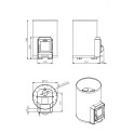 Holzbeheizter Saunaofen - STOVEMAN 20R-LS - 2