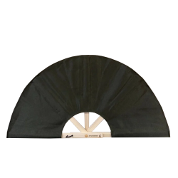 Saunafächer aus Stoff, dunkelgrün 