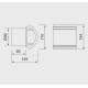 MM-S Saunaventilator mit gebogener Holzoptik d/100mm