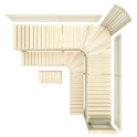 Modulare Saunabank PREMIUM, Aspen - 9