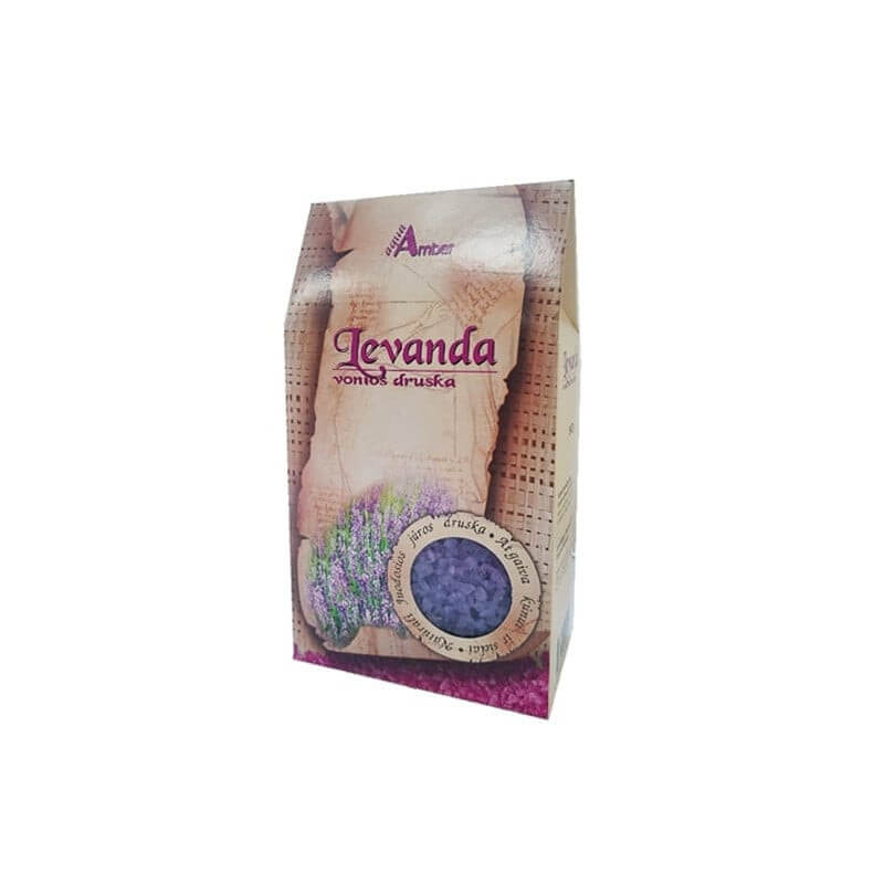 Natürliches Badesalz Aqua Amber - Lavendel