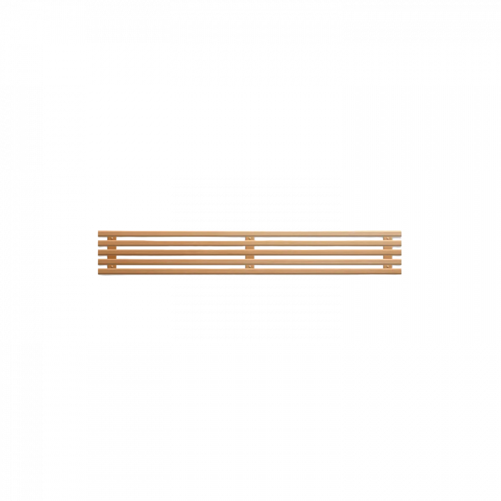 Rückenlehne, Erle, 16 x 300 x 1550–2350 mm