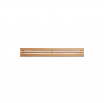 Rückenlehne, Erle, 28 x 300 x 1750–2400 mm
