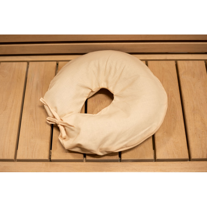 Kissen für Saunaprozeduren, sandfarben, 30 × 30 cm
