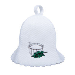 Saunahut - Wanne mit Quirlen 