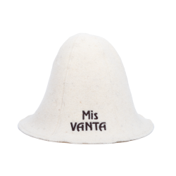 Saunahut - Miss Vanta, weiß
