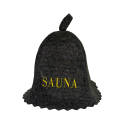Saunahut - SAUNA, grau - 0