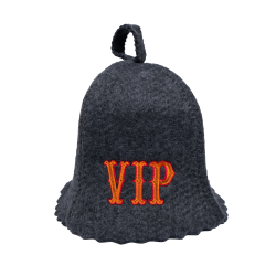 Saunahut - VIP, grau  Saunahut - VIP, grau