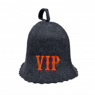 Saunahut - VIP, grau