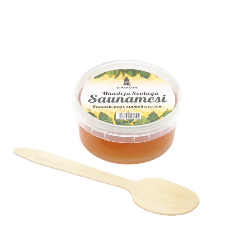 Saunahonig mit Minzextrakt und Salz, 200 g