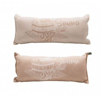 Saunakissen, beige