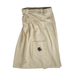 Männerschürze helle Farbe, Baumwolle 