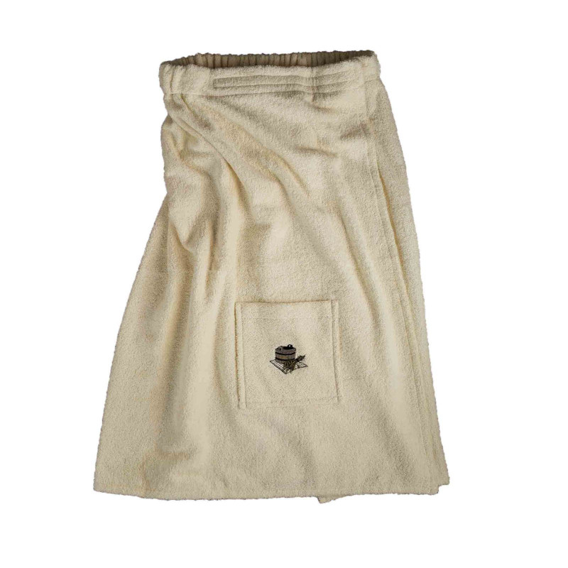 Männerschürze helle Farbe, Baumwolle