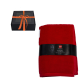 Handtuch in Geschenkbox, HARVIA, 70 x 140 cm, rot