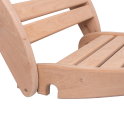 Relaxation bunk for sauna, black alder - 2