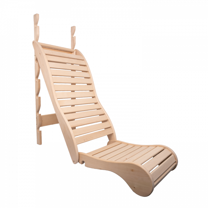 Relaxation bunk for sauna