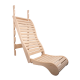 Relaxation bunk for sauna