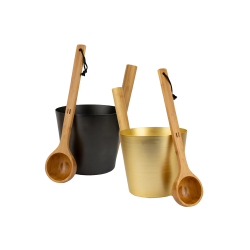 RENTO Aluminium Eimer und Schöpfkelle Set 