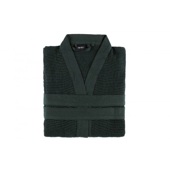 Bademantel - RENTO KENNO, L/XL, dunkelgrün