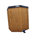 Kaltwasserbecken mit Holzverkleidung, 200 l - 2