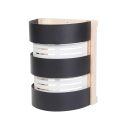 Lampenschirm SAUFLEX, schwarz, weiß - 0