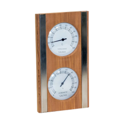 SAUFLEX Thermo-Hygrometer, Zeder, weiß 
