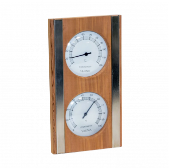 SAUFLEX Thermo-Hygrometer, Zeder, weiß