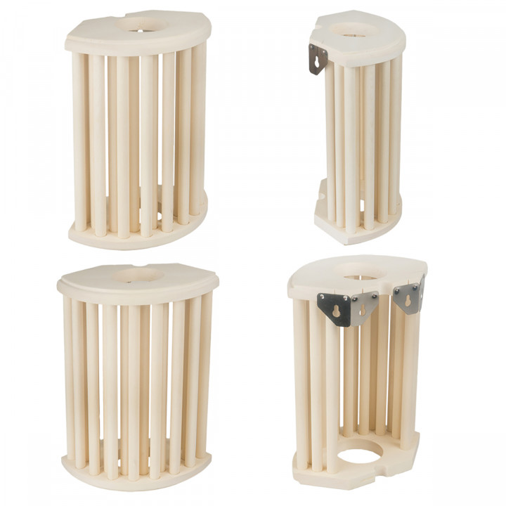 Sawo Lampen- und Gitter-Set 915-VA, Espe