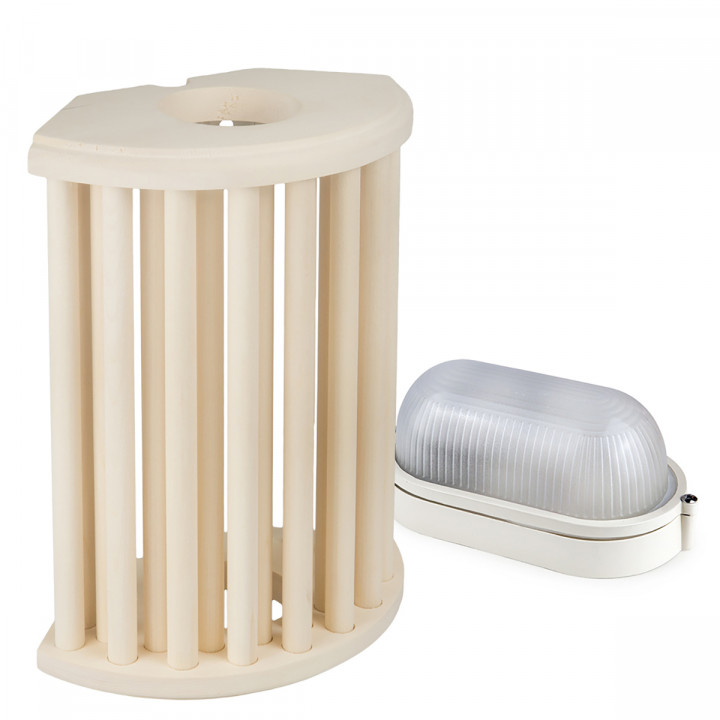 Sawo Lampen- und Gitter-Set 915-VA, Espe