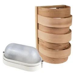 Sawo Lampen- und Gitter-Set 917-D, Zeder 