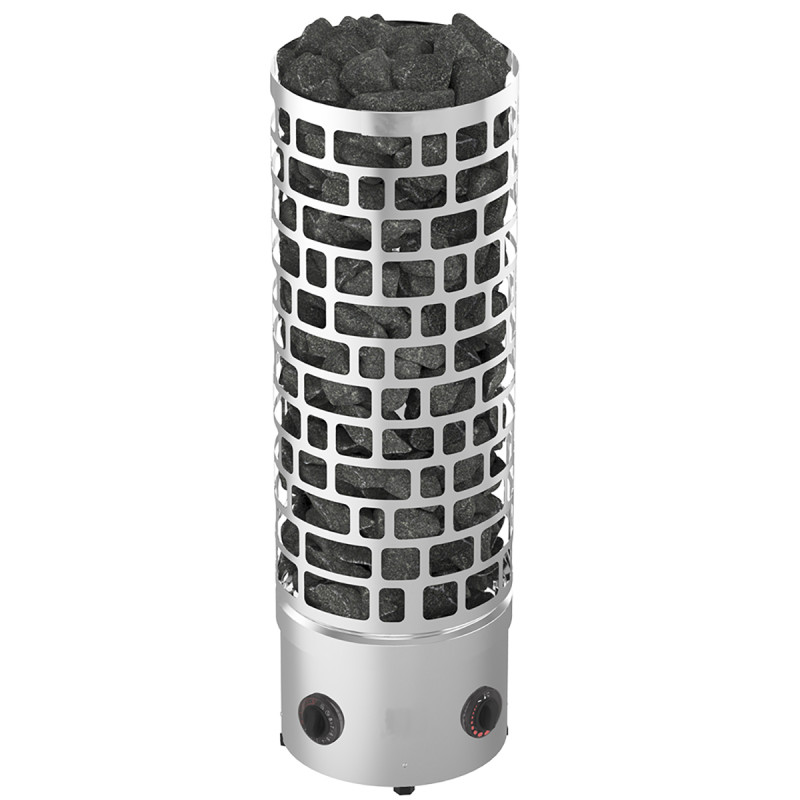 Elektrischer Saunaofen – SAWOTEC Ari Round, mit Steuerung