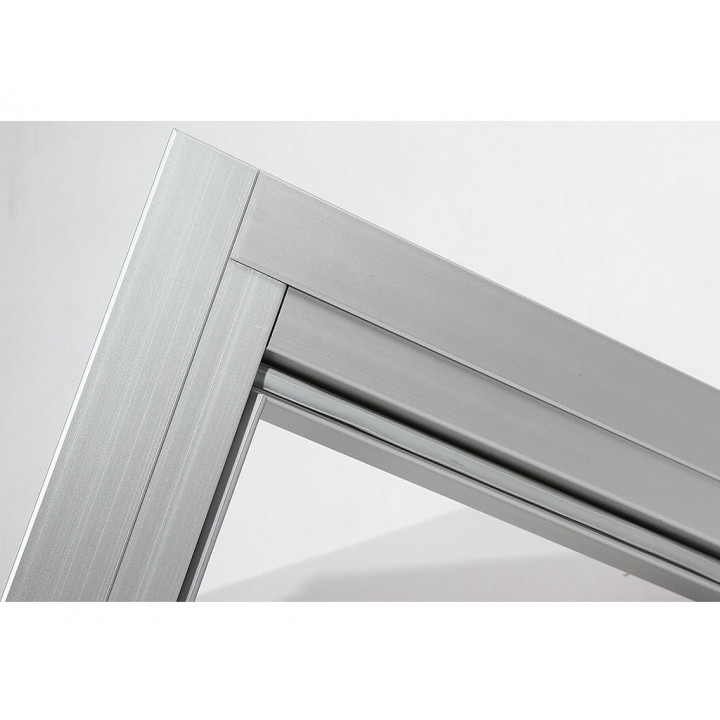 Harvia Aluminium-Zierleisten-Set für Glastüren 9 × 19–21, grau