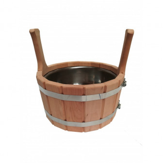 Eimer mit Edelstahleinsatz, 5 l