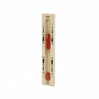 Sanduhr für Sauna - 30 Minuten, rot