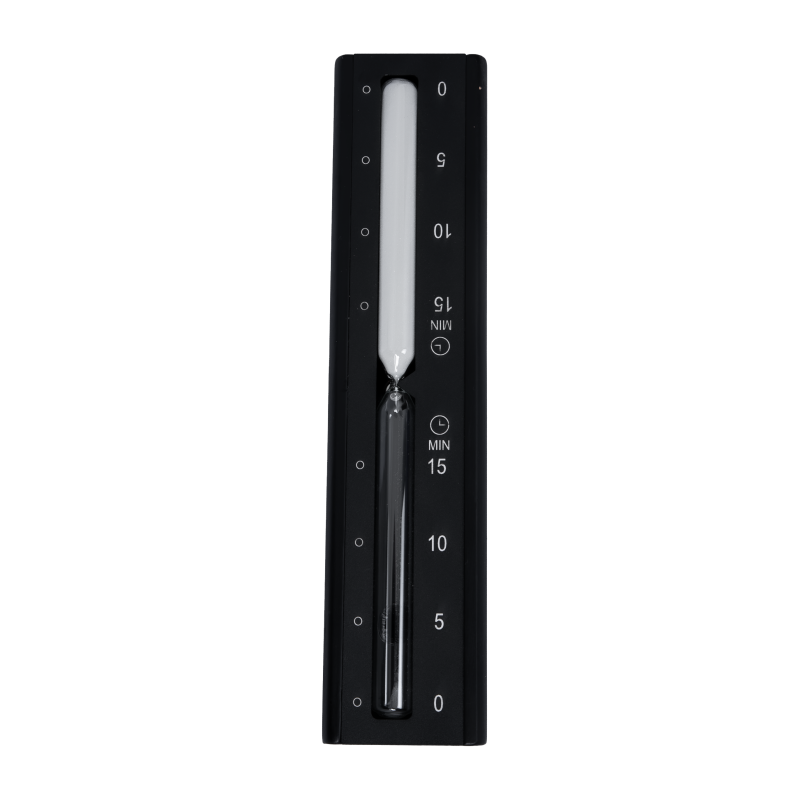 SAUFLEX Sanduhr, schwarz 15 min